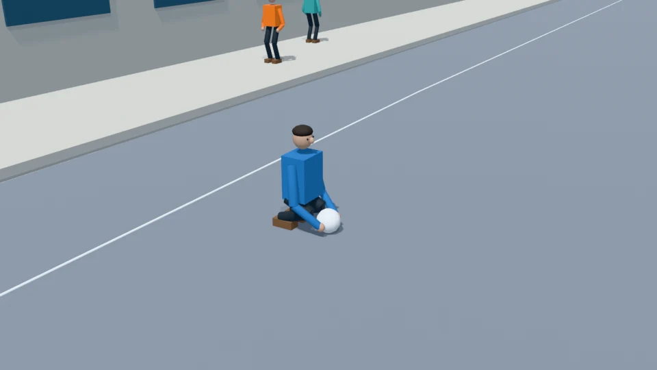 Contact check: Single football