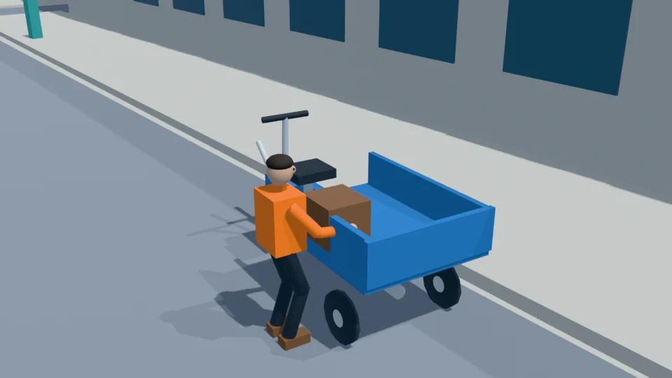 Contact check: Single delivery parcel