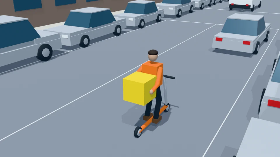Contact check: Rear-mounted insulated food box
