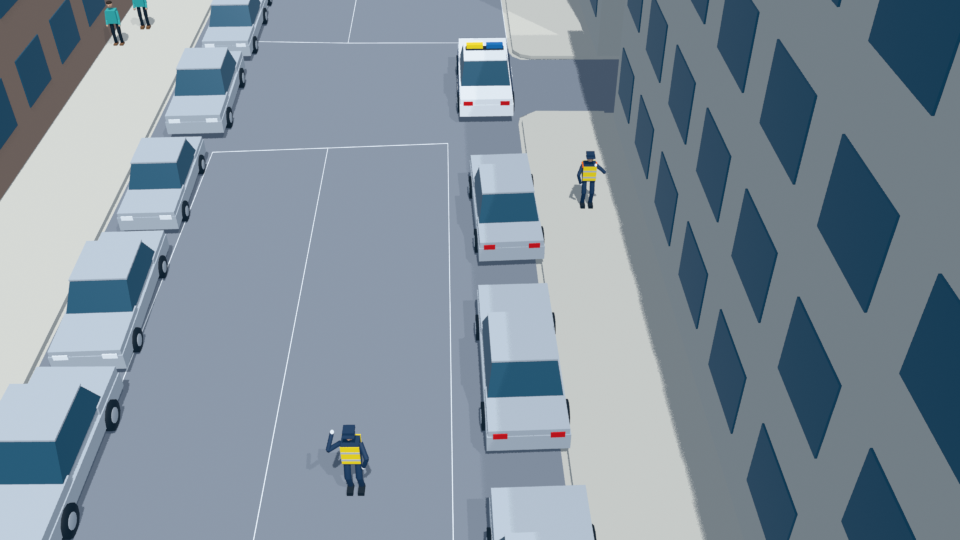 Police checkpoint 3D rehearsal