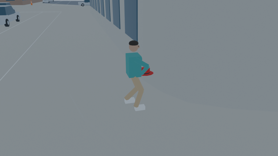 Person and hat clear